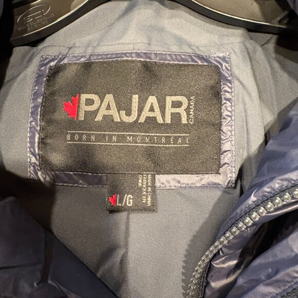 BRAND NEW WITH TAGS Pajar Womens Ares Faux Fur Trim Graphite Large Puffer Jacket - Picture 7 of 9